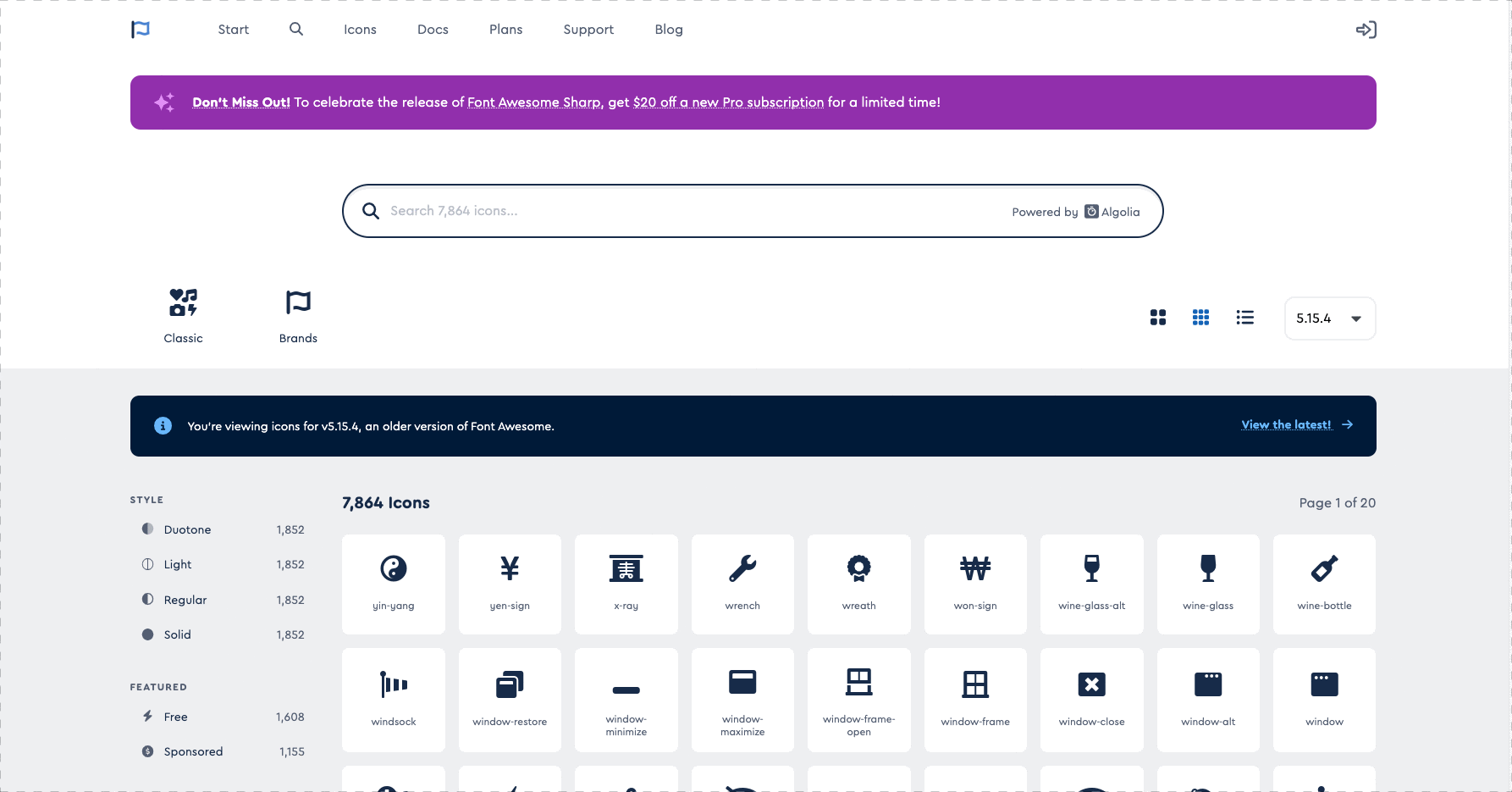 gif showing custom icons available to use with Gingr