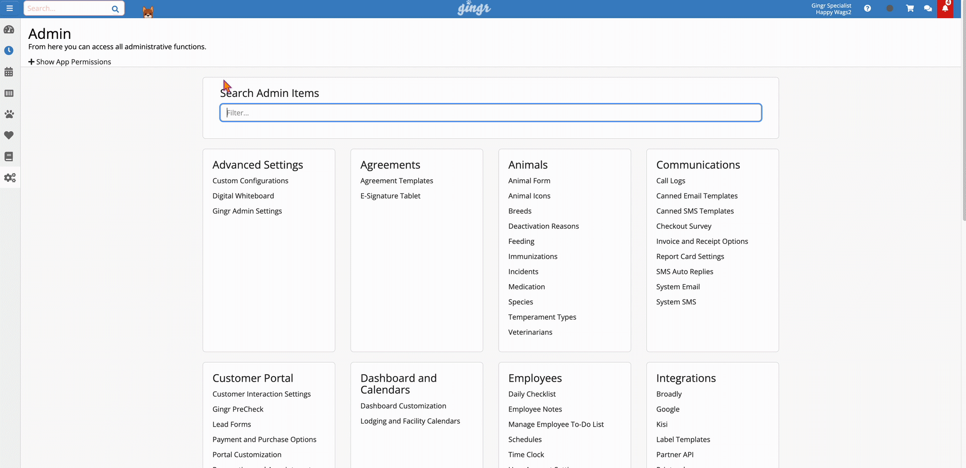 Specific Date Hours gif in Gingr