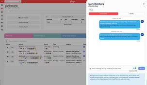 An example of the text message capabilities you can use during check-in to further streamline the process and enhance Gingr PreCheck.