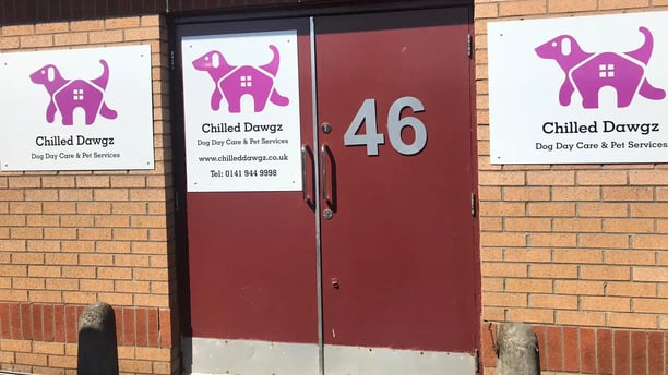Chilled Dawgz dog daycare and pet services external building