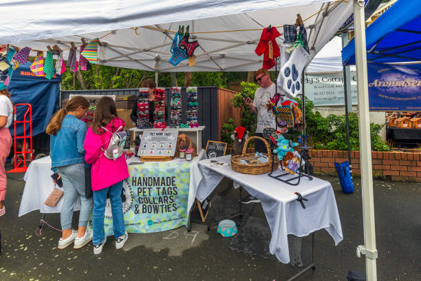 vendor selling handmade dog clothing and pet products 