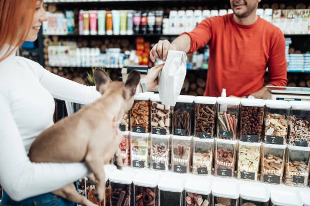 a local maker selling dog treats