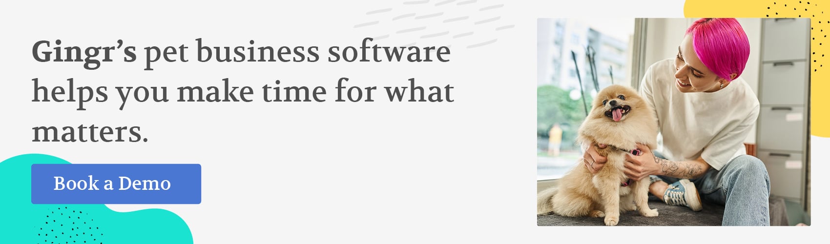 Gingr’s pet business software helps you make time for what matters. Book a demo.