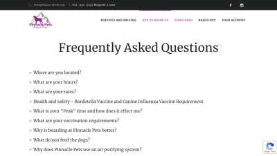 FAQ-Pinnacle-Pets-Boarding-Daycare-Grooming-Training
